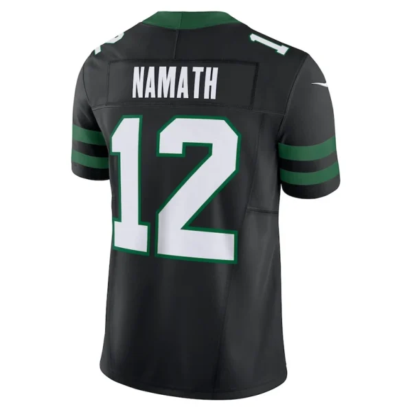 Joe namath new york jets nike alternate vapor f.u.s.e. limited jersey Legacy black L