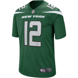 Joe namath new york jets nike game retired player jersey Gotham green M