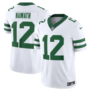 Joe namath new york jets nike vapor f.u.s.e. limited jersey Legacy white