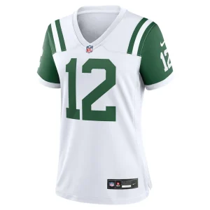 Joe namath new york jets nike womens classic alternate retired player game jersey White M