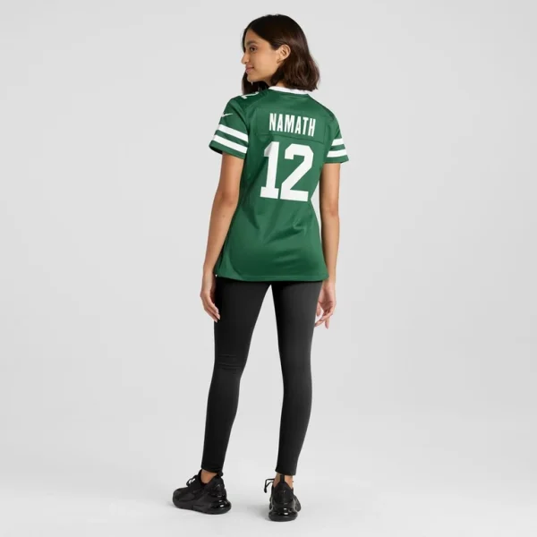 Joe namath new york jets nike womens retired player game jersey Legacy green 2XL