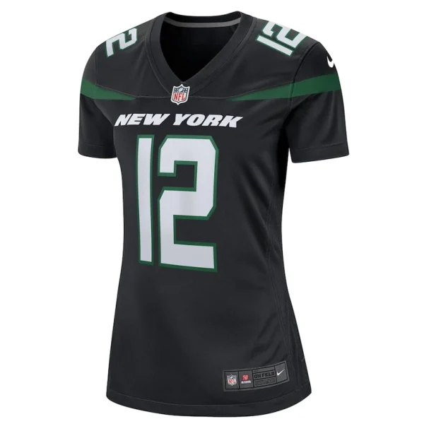 Joe namath new york jets nike womens retired player jersey Black M