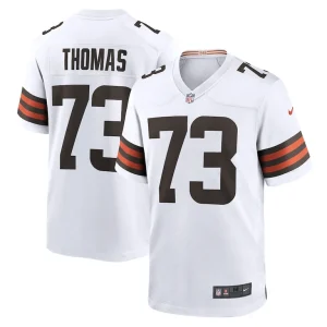 Joe thomas cleveland browns nike retired game player jersey White