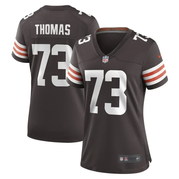 Joe thomas cleveland browns nike womens retired game player jersey Brown
