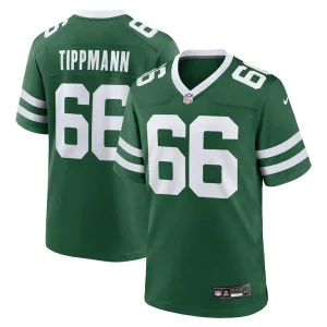 Joe tippmann new york jets nike team game jersey Legacy green