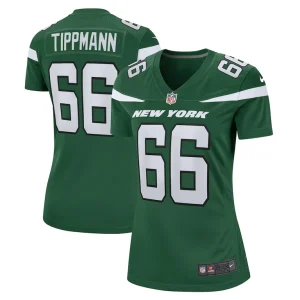 Joe tippmann new york jets nike womens game jersey Gotham green