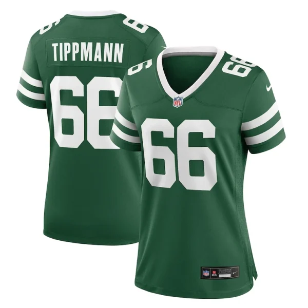 Joe tippmann new york jets nike womens team game jersey Legacy green
