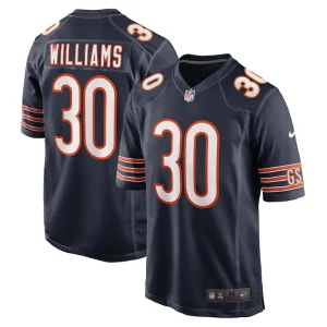 Joejuan williams chicago bears nike game jersey Navy