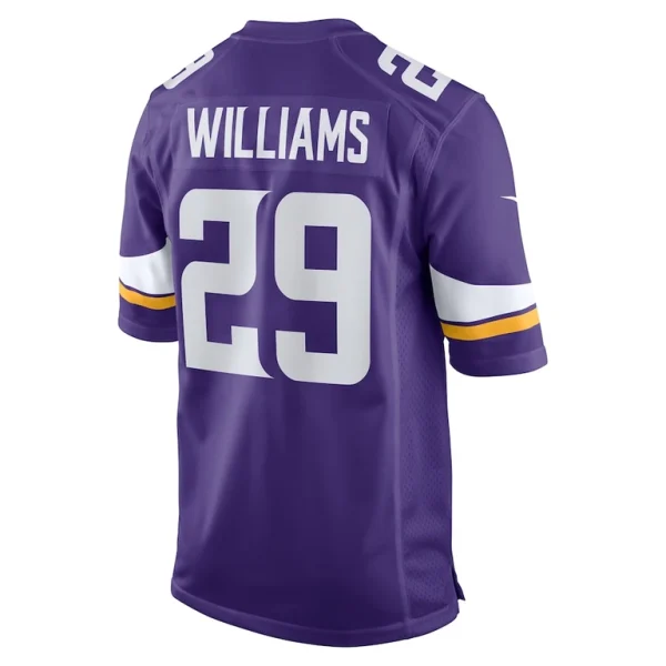 Joejuan williams minnesota vikings nike game jersey Purple L