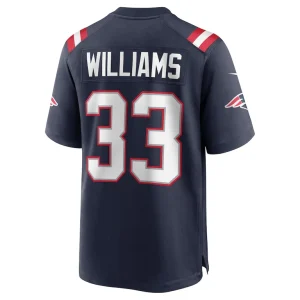 Joejuan williams new england patriots nike game jersey Navy L