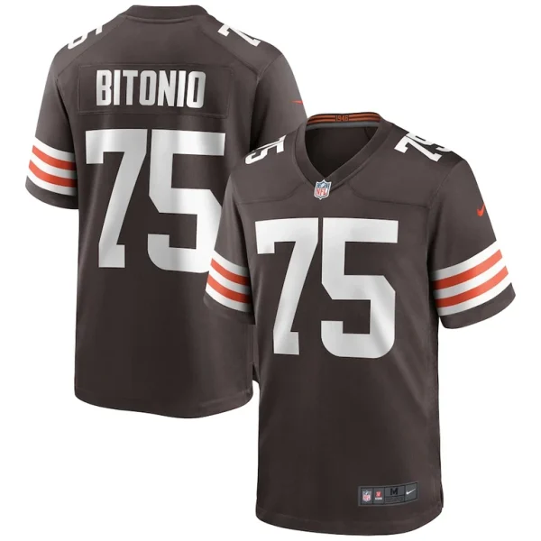 Joel bitonio cleveland browns nike game jersey Brown