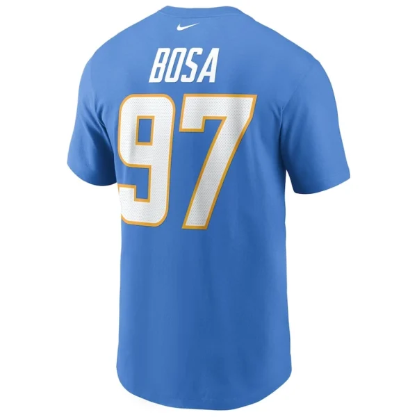 Joey bosa los angeles chargers nike name number t shirt Powder blue L