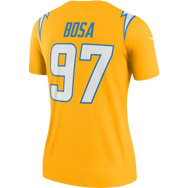 Joey bosa los angeles chargers nike womens inverted legend player performance top Gold L