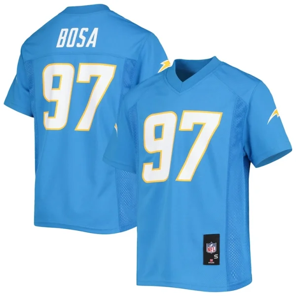 Joey bosa los angeles chargers youth replica player jersey Powder blue