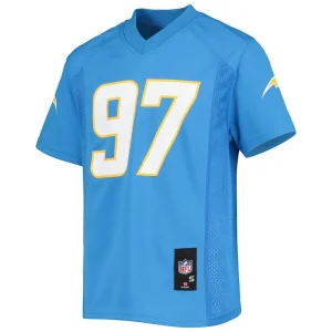 Joey bosa los angeles chargers youth replica player jersey Powder blue Yth M