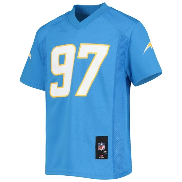 Joey bosa los angeles chargers youth replica player jersey Powder blue Yth M