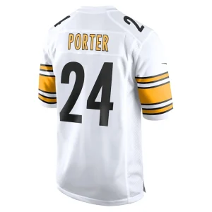 Joey porter jr. pittsburgh steelers nike away game jersey White L