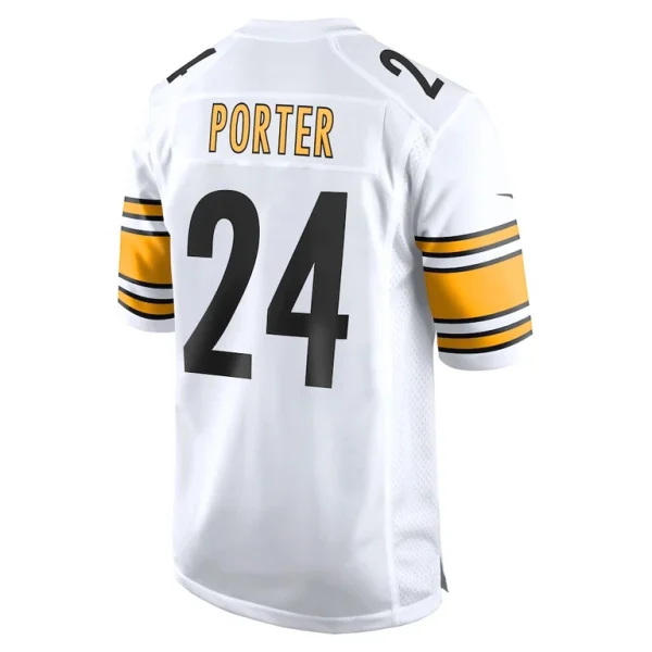 Joey porter jr. pittsburgh steelers nike away game jersey White L