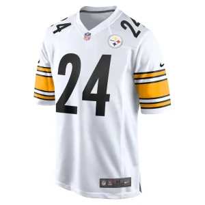 Joey porter jr. pittsburgh steelers nike away game jersey White M