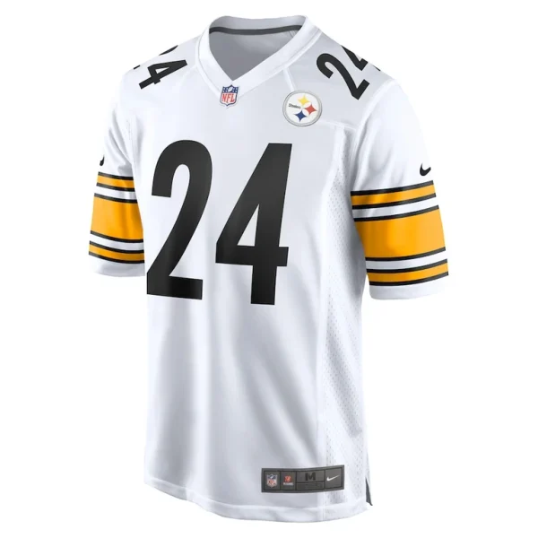 Joey porter jr. pittsburgh steelers nike away game jersey White M