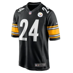 Joey porter jr. pittsburgh steelers nike game jersey Black M