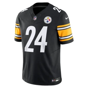 Joey porter jr. pittsburgh steelers nike vapor f.u.s.e. limited jersey Black M
