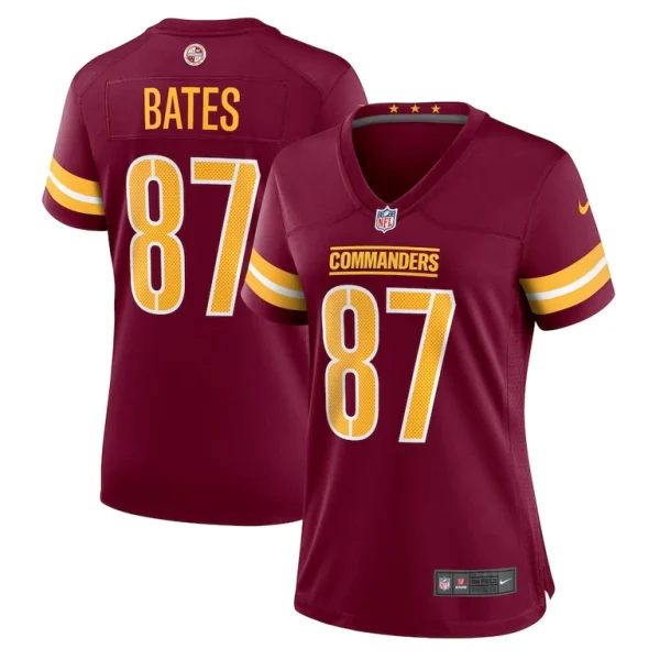 John bates washington commanders nike womens game jersey Burgundy