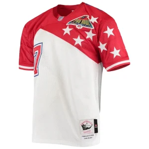 John elway afc mitchell ness 1995 pro bowl authentic jersey Whitered 40