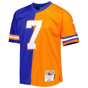John elway denver broncos mitchell ness 1990 split legacy replica jersey Royalorange M