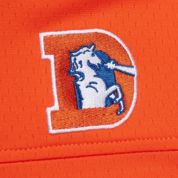 John elway denver broncos mitchell ness player name number hoodie legacy jersey Orange XL