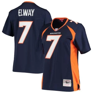 John elway denver broncos mitchell ness womens legacy replica team jersey Navy
