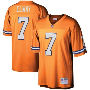 John elway denver broncos mitchell ness youth 1990 legacy retired player jersey Orange