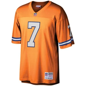 John elway denver broncos mitchell ness youth 1990 legacy retired player jersey Orange Yth M