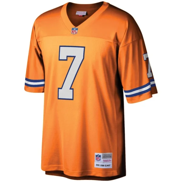 John elway denver broncos mitchell ness youth 1990 legacy retired player jersey Orange Yth M