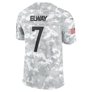 John elway denver broncos nike 2024 salute to service retired player limited jersey Arctic camo L