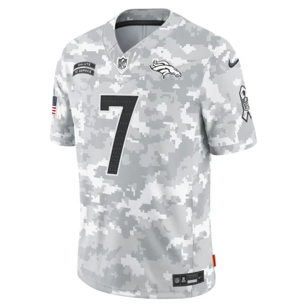 John elway denver broncos nike 2024 salute to service retired player limited jersey Arctic camo M