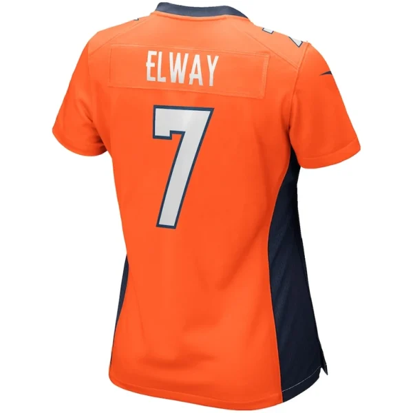 John elway denver broncos nike womens game retired player jersey Orange L