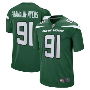 John franklin myers new york jets nike game jersey Gotham green