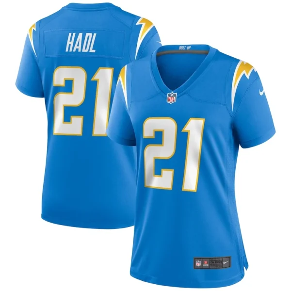 John hadl los angeles chargers nike womens game retired player jersey Powder blue