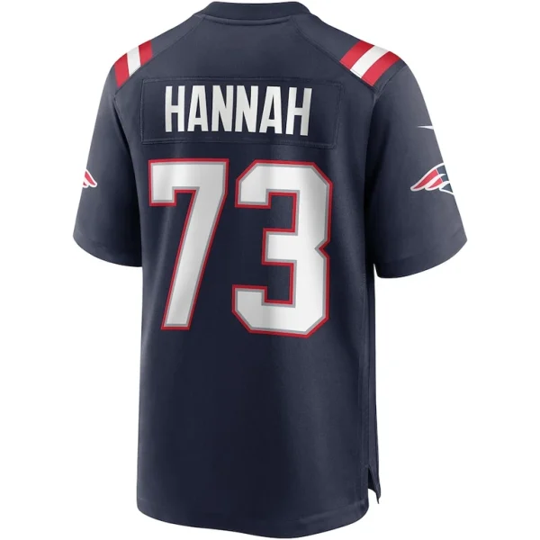 John hannah new england patriots nike game retired player jersey Navy L