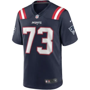 John hannah new england patriots nike game retired player jersey Navy M