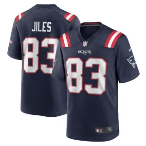 John jiles new england patriots nike team game jersey Navy