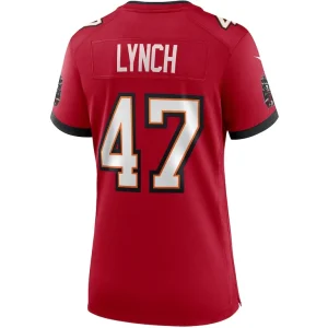 John lynch tampa bay buccaneers nike womens game retired player jersey Red L