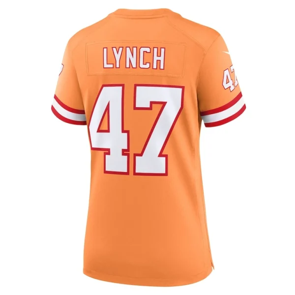 John lynch tampa bay buccaneers nike womens throwback game jersey Orange L