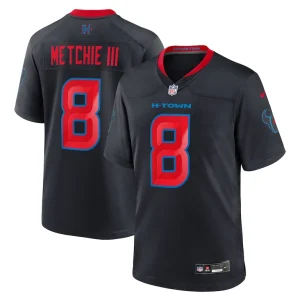 John metchie iii houston texans nike 2nd alternate game jersey Navy