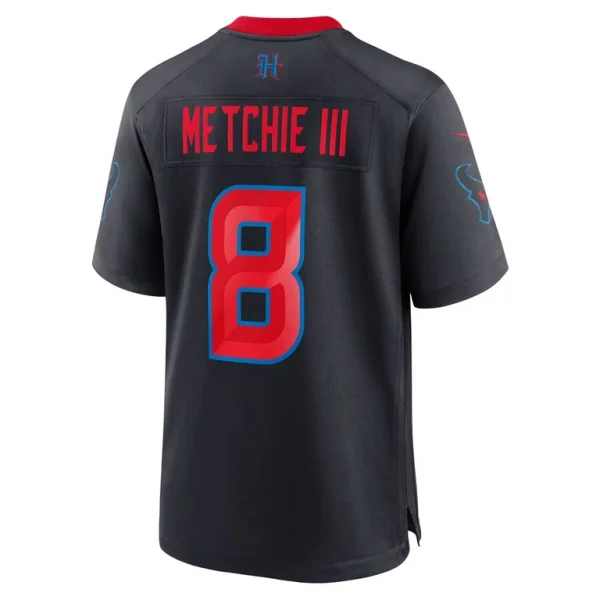 John metchie iii houston texans nike 2nd alternate game jersey Navy L