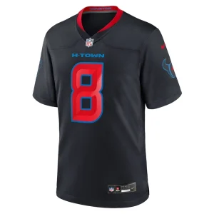 John metchie iii houston texans nike 2nd alternate game jersey Navy M