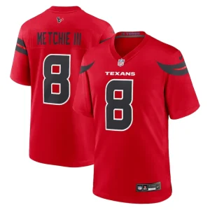John metchie iii houston texans nike alternate game jersey Red