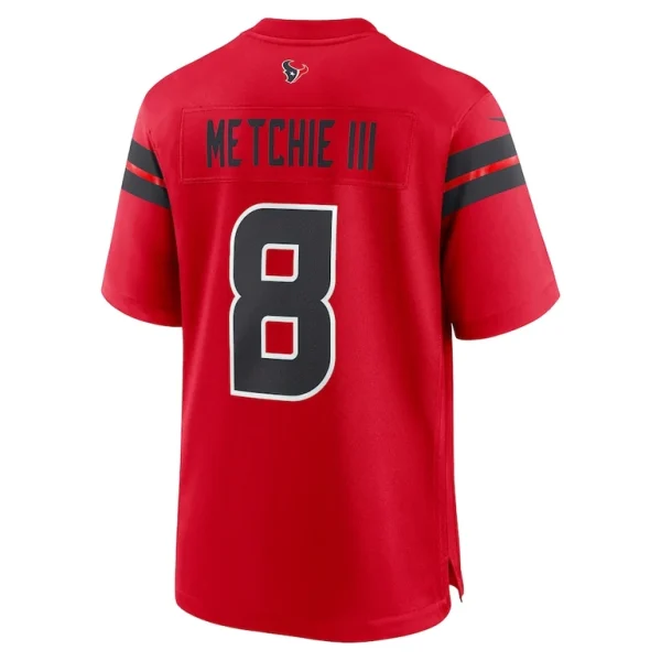 John metchie iii houston texans nike alternate game jersey Red L