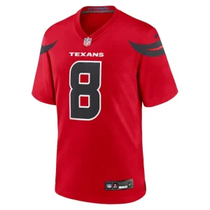 John metchie iii houston texans nike alternate game jersey Red M